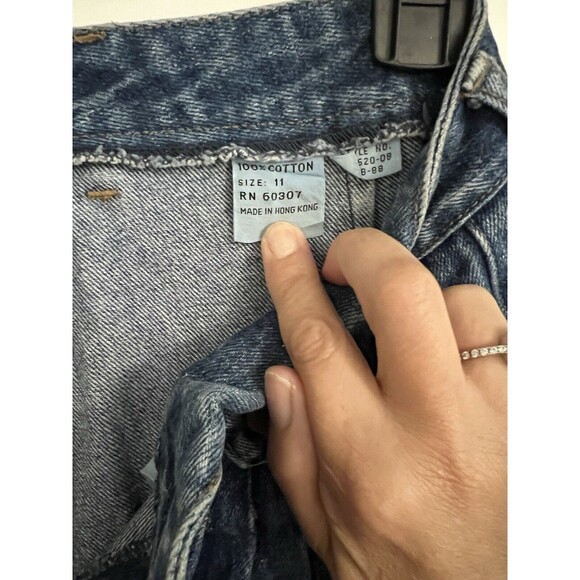 VTG. 80s 90s Union Bay Jeans High Waist Baggy Loose Pleated Mom Preppy Sz. 11 - Picture 11 of 11